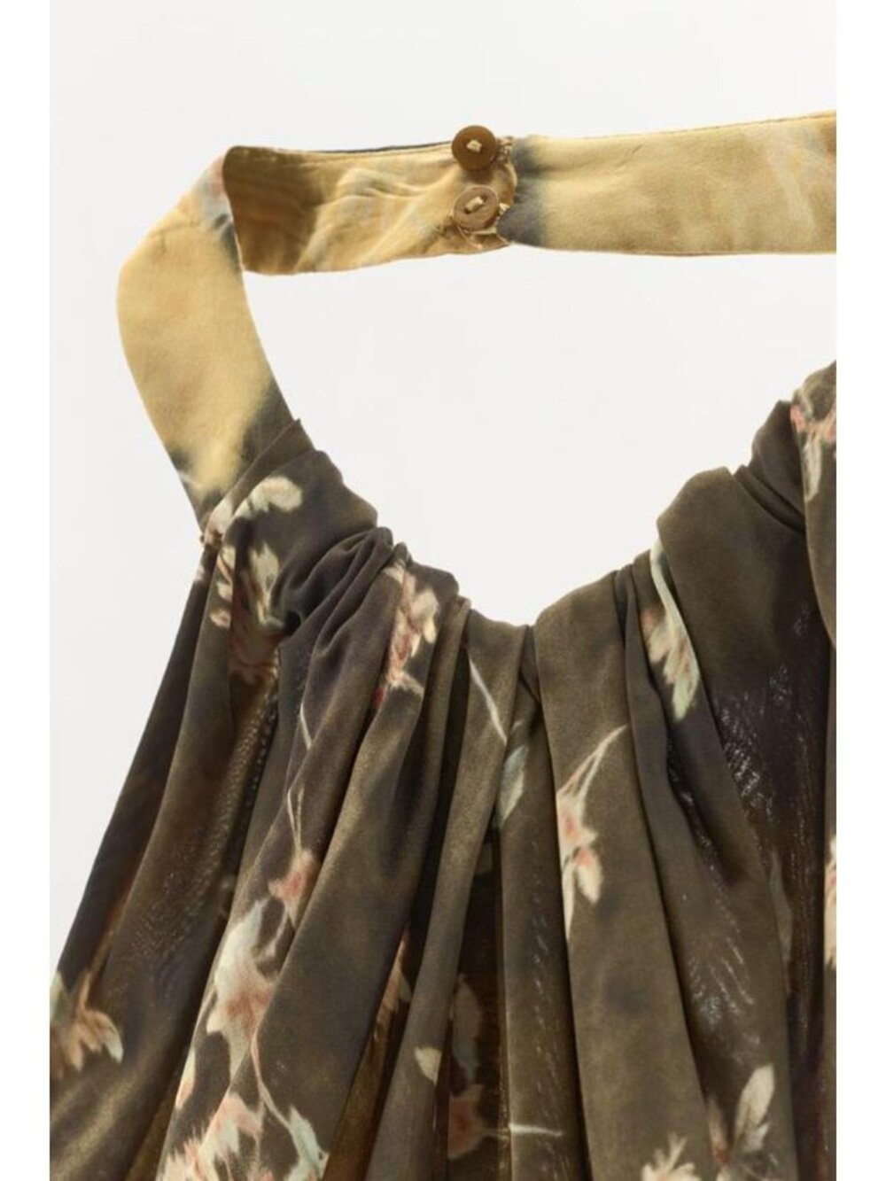 ZARA PRINTED HALTER DRESS - Picture 8 of 8